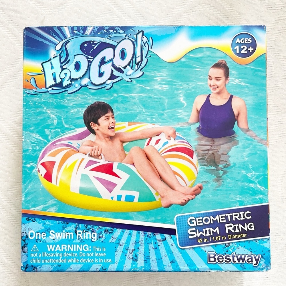 BESTWAY Geometric Swim Ring - Multicolor